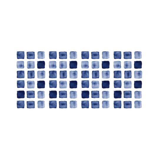 RoomMates Blue Watercolor Blocks Peel & Stick Wall Decals
